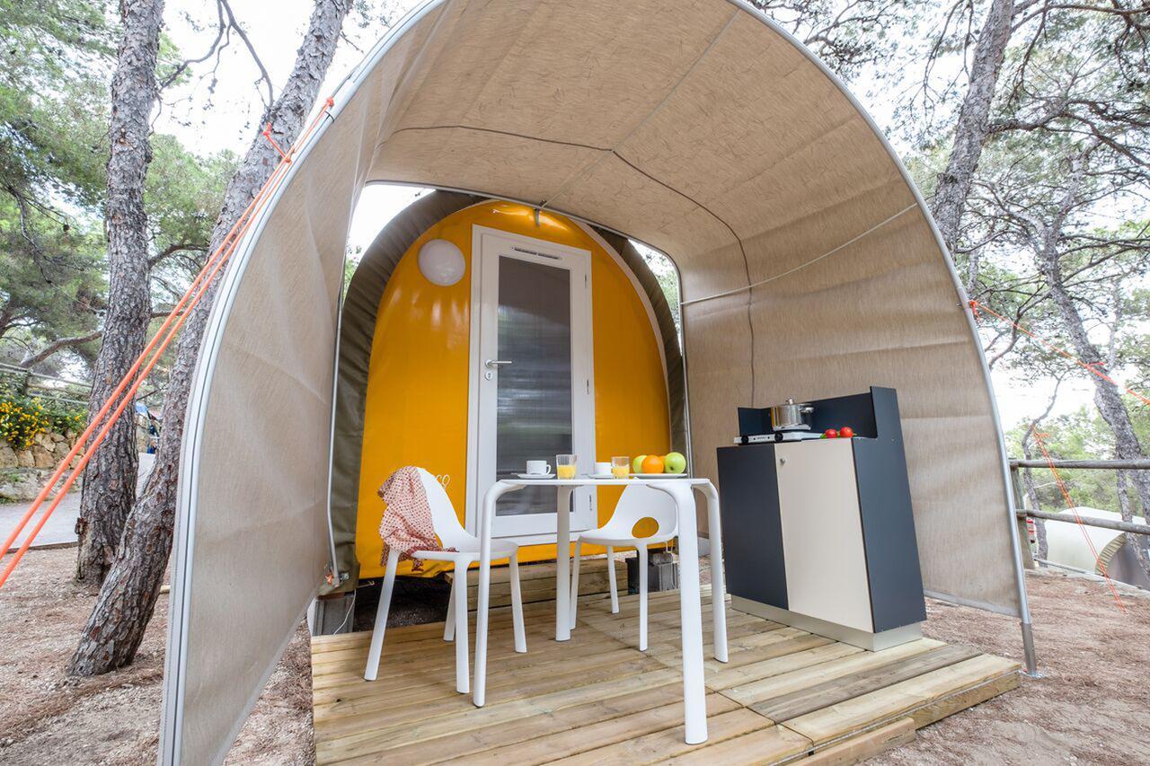 Camping Estival Torre De La Mora Tamarit Exteriör bild